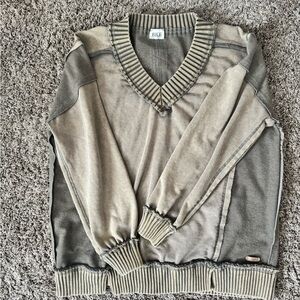 BKE Women’s Washed Raw Edge Pullover